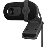 Logitech Brio 100 Full HD 1080p Webcam for Meetings, Streaming, Desktop, Laptop, PC - Built-in Mic, Shutter, Works with Zoom, Microsoft Teams, Nintendo Switch 2’s New GameChat Mode-Off, Graphite | |