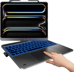 Touch Case with Keyboard for iPad Pro 13"(M5/M4, gaming keyboard