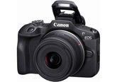 Canon EOS R100 Mirrorless Camera RF-S18-45mm F4.5-6.3 is STM Lens Kit, 24.1 Megapixel CMOS (APS-C) Sensor, 4K Video, RF Mount, Black