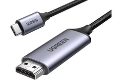UGREEN USB C to HDMI Cable (4K@60Hz) 3.3FT, Type C to HDMI Adapter Thunderbolt 4/3 to HDMI for Home Office Compatible with iPhone 16 Pro Max Plus, MacBook Pro Air iPad Pro, XPS, Galaxy S24 Steam Deck