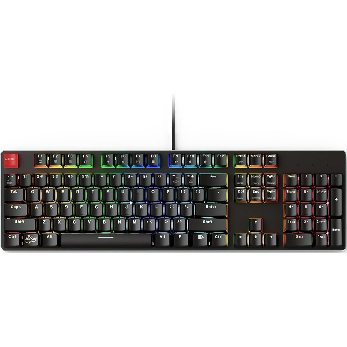 Glorious GMMK Full Size, Modular Mechanical Gaming Keyboard - Full Size 104/105 Keys - RGB LED Backlit, Hot Swap Switches (Black/Brown Switches) | Glorious GMMK Full Sized | - CompuMe Glorious GMMK Full Size, Modular Mechanical Gaming Keyboard - Full Size 104/105 Keys - RGB LED Backlit, Hot Swap Switches (Black/Brown Switches) | Glorious GMMK Full Sized | - CompuMe