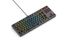 Glorious Custom Gaming Keyboard - GMMK 85% Percent TKL Barebone - USB C Wired Mechanical Keyboard Kit - RGB Hot Swappable Switches & Keycaps - Black Metal Top Plate