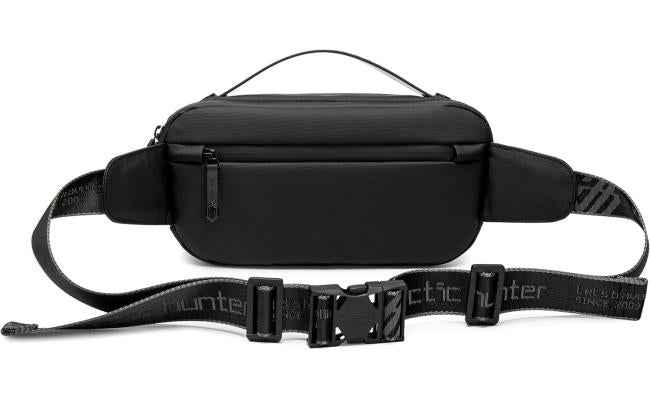 Arctic Hunter Cross Body Travel Sling Bag Water Resistant Anti-Theft Tough Men Series Unisex Messager Shoulder bag, , 26 x 5 x 15 cm, Black , Y00020