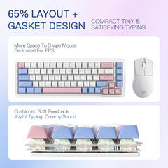 Redragon NOVA K709 PRO 65% Wireless Gasket RGB Gaming Keyboard