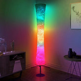 59''Smart LED Floor Lamp, RGB Mood Lamp, Corner Floor Lamp with Music Sync, Color Changing, APP and Remote Control, Standing Lamp for Bedroom Living Room