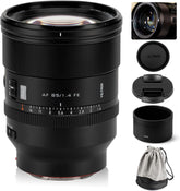 85mm F1.4 Pro FE Full Frame Lens for Sony E, Auto Focus Large Aperture Medium Telephoto with HyperVCM Motor Lens for Sony E-Mount A7IV A7C A9III A1 ZV-E1 A7SIII A7RII A7III A7RIII A7RIV A9 FX3