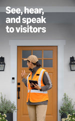 Like-New Ring Battery Doorbell Plus, Home or business security, Head-to-Toe HD+ Video, motion detection & alerts, and Two-Way Talk