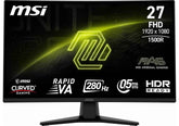 MSI MAG 274CXF 27-inch 1920 x 1080 (FHD) Curved Monitor 1500R, 280Hz, 0.5ms, AMD FreeSync™ Premium, HDMI, DisplayPort, VGA Port, VESA Mountable, Tilt, Slim Bezel, Black - 3 Years Warranty