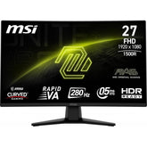MSI MAG 274CXF 27" (FHD) Curved Monitor 1500R, 280Hz, 0.5ms, AMD FreeSync - Black Gaming monitor