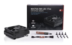 NH-L9i-17xx chromax.Black, Premium Low-Profile CPU Cooler for Intel LGA1700 and LGA1851 (Black)