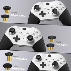 Sedicoca Complete Component Pack for Xbox Elite Wireless Controller Series 2๏ผpackage Includes 1 Carrying Case 1 Dock, 4 Paddles, 2 DPads, 6 Thumbsticks,1Tool, for Xbox One Elite Series 2 Core Replacement Parts