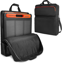 Solar Panel Storage Bag Compatible with 2 Jackery 100W / 200W, Padded Portable Solar Panel Travel Bag Compatible with Jackery SolarSaga (100W | 25.2"Γ22"Γ4.5")