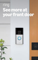 Like-New Ring Battery Doorbell Plus, Home or business security, Head-to-Toe HD+ Video, motion detection & alerts, and Two-Way Talk