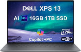 Dell XPS 13 9345 Laptop, Copilot+ AI PC (13.4" FHD+ 120Hz, Snapdragon X Plus (> Intel i7-1355U), 16GB 8448MT/s RAM, 1TB SSD), Thin & Light, 27 Hours Battery Life, IR Webcam, Wi-Fi 7, Win 11 Pro