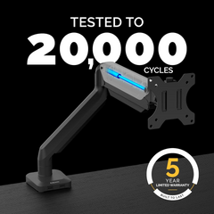 Fellowes Platinum Series Single Monitor ARM Black