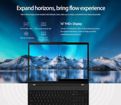 Lenovo ThinkPad T16 Gen 3 Business AI PC Laptop (16" FHD+ Touchscreen, Intel 12-Core Ultra 7 155U (> i7-1355U), 32GB DDR5, 1TB SSD), 2x Thunderbolt 4, Fingerprint, Backlit, 5MP Webcam, Win 11 Pro