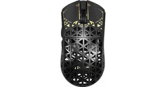 ATTACK SHARK R5Ultra 8K Carbon Fiber Wireless Gaming Mouse with 42000 DPI -PAW3950 MAX Sensor -39g Ultra-Lightweight-Nordic 52840 MCU Chip-Wired/BT/2.4GHz Wirelss Programmable Mouse for PC/Mac (Black)