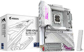 Z890 AORUS Elite X ICE Intel Core Ultra (Series 2) LGA 1851 Motherboard, ATX, DDR5, 5X M.2, PCIe 5.0, Thunderbolt 4, WIFI7, 2.5GbE LAN, EZ-Latch