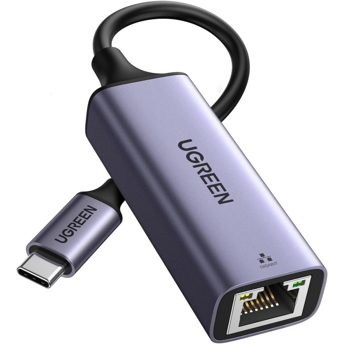 UGREEN USB C to Ethernet Adapter, Plug and Play 1Gbps Ethernet Adapter, Aluminum Case, (Thunderbolt 4/3 Compatible) to RJ45 Network Dongle, Compatible for MacBook Pro/Air, iPhone 16 Pro/Max, iPad, XPS | CM199 | UGREEN USB C to Ethernet Adapter, Plug and Play 1Gbps Ethernet Adapter, Aluminum Case, (Thunderbolt 4/3 Compatible) to RJ45 Network Dongle, Compatible for MacBook Pro/Air, iPhone 16 Pro/Max, iPad, XPS | CM199 |