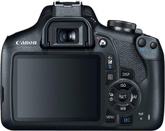 Canon EOS 2000D (Rebel T7) Digital SLR Camera with 18-55mm DC III Lens Kit (International Model) Professional Accessory Black