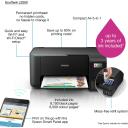 Epson EcoTank L3250 Home ink tank printer A4, Color, 3-in-1 printer with WiFi and SmartPanel App connectivity, Black, Compact