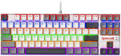 Redragon KUMARA K552WGL 87% Wired Mechanical Gaming Keyboard (R-SW) - White