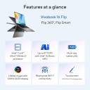 Laptop ASUS Vivobook 16 Flip (TP3607SH), Intel® Core™ Ultra 7 256V, NVIDIA® GeForce RTX™ 5050 8GB GDDR7, 16GB LPDDR5X, 1TB SSD NVMe, 16" 3K OLED Touch w/ SA203H Pen, Thunderbolt 4, Wi-Fi 7, BT 5.4 - Matte Gray