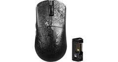 ATTACK SHARK R11 Ultra 8KHz Carbon Fiber Wireless Gaming Mouse,PAW3950 MAX Sensor,49g Ultra-Lightweight,Nordic 52840 MCU Chip,42000 DPI,Wired/BT/2.4GHz Wirelss Programmable Mouse for PC/Mac, (Forged Black)