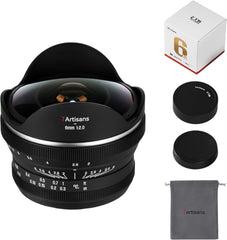 6mm F2.0 APS-C Fisheye Ultra Wide Angle 220Β° Manual Focus Prime Lens Compatiable for Nikon Z Mount Mirrorless Cameras Zfc Z50 Z30