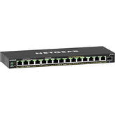 NETGEAR 16-Port PoE Gigabit Ethernet Plus Switch (GS316EPP) - Managed, with 15 x PoE+ @ 231W, 1 x 1G SFP Port, Desktop or Wall Mount | GS316EPP | - CompuMe