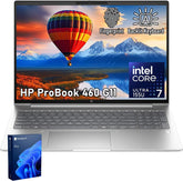 HP ProBook 460 G11 Business AI Laptop, Intel Core Ultra 7 155U Processor, 16" FHD+ Anti-Glare, 64GB DDR5, 2TB SSD, Fingerprint, 1080p FHD Webcam, Backlit, HDMI, Wolf Security, Windows 11 Pro