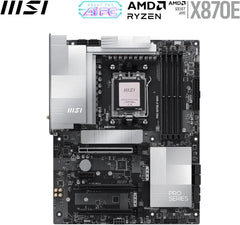 AMD Ryzen 9 9900X CPU Processor with MSI PRO X870E-P WiFi Motherboard (ATX, AM5, DDR5, PCIe 5.0 x16, M.2 Gen5, Wi-Fi 7)