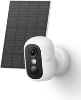 eufyCam C35 with Solar Panel, Wireless Security Camera, Outdoor and Indoor, Magnetic Mount, Color Night Vision, Local Storage, No Monthly Fee, IP67, White