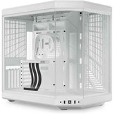 HYTE Y70 Standard Edition (Non-Touch) Dual Chamber ATX Mid Tower Modern Aesthetic Gaming case, Enhanced Edition, Panoramic Tempered Glass Design, w/ PCIE 4.0 Riser Cable (Snow White) | CS-HYTE-Y70-WW |