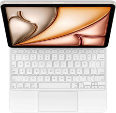 Magic Keyboard: Keyboard and Case for iPad Air 11-inch (M2, M3, and M4) and iPad Air (4th and 5th Generation), US English β White