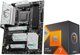 Micro Center AMD Ryzen 7 7800X3D CPU Processor with MSI X670E Gaming Plus Motherboard, AM5 Socket, DDR5, PCIe 5.0, WiFi 6E