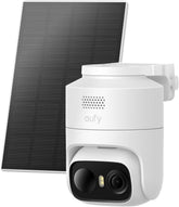 eufyCam C37, Security Cameras Wireless Outdoor, 360° Pan & Tilt AI Tracking, 2K Solar Camera, Human/Pet/Vehicle Detection, Flexible Solar Panel, Color Night Vision, No Monthly Fee