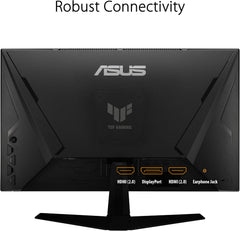ASUS TUF Gaming VG259Q5A Gaming Monitor: 24.5-inch, Full HD(1920x1080), 200Hz, Fast IPS, ELMB, 0.3ms GTG (min.), Stereo speaker, DisplayWidget Center - Black