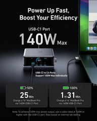 Anker Prime 250W GaN Desktop Charger (6 Ports) Silver