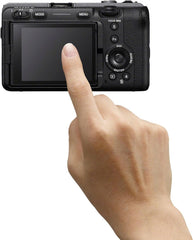 Sony FX30B Digital Cinema Camera (ILME-FX30B) Bundle with Gadget Bag + Lexar 800X 64GB SD Card + More
