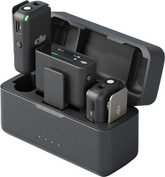 DJI Mic (2 TX + 1 RX + Charging Case), 250m (820 ft.) Range, 15-Hour Battery, Noise Cancellation Wireless Lavalier Microphone