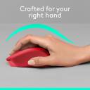 Logitech M330 Silent Mouse, Wireless, (Red)