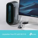 Tp-Link Archer Tx50Uh Ax3000 High Gain Wireless USB Adapter | 3000 Mbps Dual Band WiFi 6 | High Gain Antennas and Beamforming | USB 3.0 | Wpa3 | Ofdma and Mu-Mimo - Black
