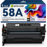 58A Toner Cartridge Black Compatible Replacement for HP 58A 58X CF258A Toner Cartridge Black Works with HP LaserJet Pro MFP M428fdw M404dn M404n M404dw M428fdn M430f M406dn Printer Ink (with Chip)