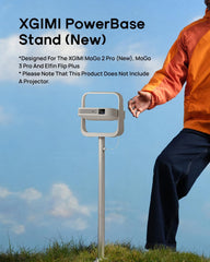 PowerBase Stand (New) Designed for the XGIMI MoGo 2 Pro (New), Elfin Flip Plus, 20000 mAh Large Capacity Battery, 2.5H Playtime, Lightweight, Portable