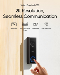 Anker Eufy Video Doorbell C30 Black