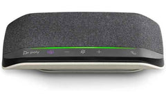 Poly Sync 10 USB Wired Plug-and-Play Speakerphone , Microsoft Teams Certified, Noise & Echo Reduction, Dual Microphone Array For Windows & macOS, IP64 Dust & Water-Resistant Microsoft, Zoom