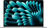 2024 MacBook Air 15-inch Laptop with M3 chip: Built for Apple Intelligence, 15.3-inch Liquid Retina Display, 8GB Unified Memory, 512GB SSD Storage, Backlit Keyboard, Touch ID; Silver