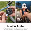 Insta360 GO Ultra, 4K60fps Hands-Free Wearable Vlogging Camera with 1/1.28-Inch Sensor, 5nm AI Chip, Action Pod, Magnetic Mounting System, IPX8 Waterproof, Black