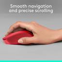Logitech M330 Silent Mouse, Wireless, (Red)